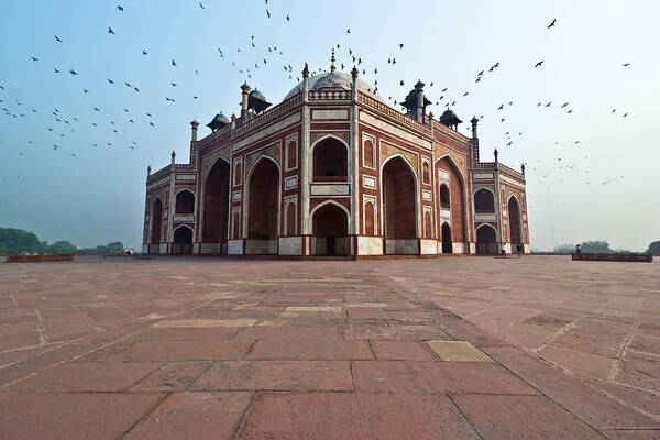 New Delhi Poster featuring the photograph Humayuns Tomb by Ankur Dauneria