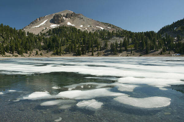 538014 Poster featuring the photograph Ice Melting On Lake Helen by Kevin Schafer