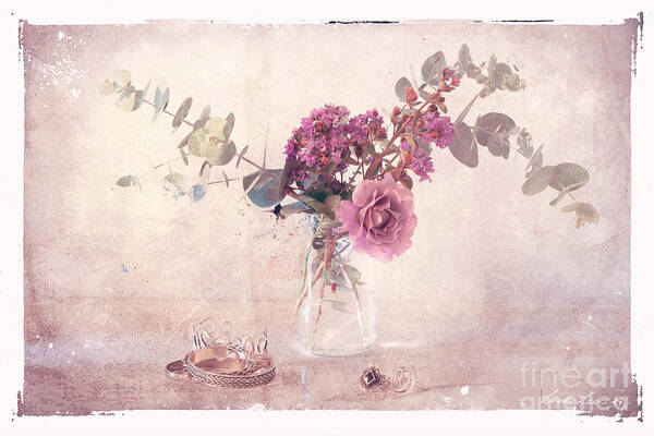 Flowers Poster featuring the photograph In the Pink by Linda Lees