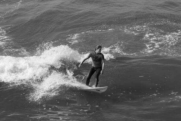 Surfing Poster featuring the photograph In the Zone by Tom Kelly