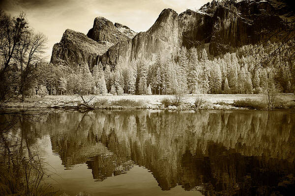 Yosemite Poster featuring the photograph Infrared view of Yosemite by Carol M Highsmith