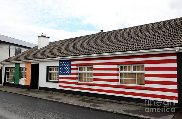 Ireland Poster featuring the photograph Irish cottage Moneygall by Ros Drinkwater