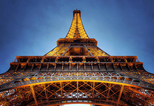 Eiffel Poster featuring the photograph Iron Lady by Ryan Wyckoff