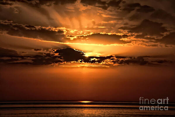 Sunset Poster featuring the photograph Istanbul Sunset by Shirley Mangini