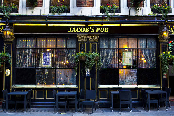 Jacob Poster featuring the photograph Jacob's Pub by David Pyatt