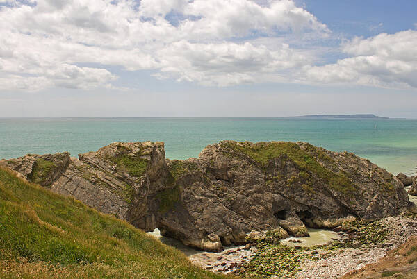 Lulworth Cove Poster featuring the photograph Jurassic Coast at Lulworth by Tony Murtagh