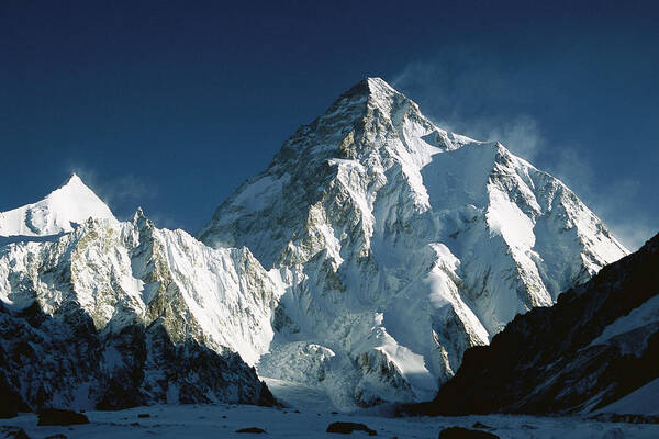 00260216 Poster featuring the photograph K2 At Dawn by Colin Monteath