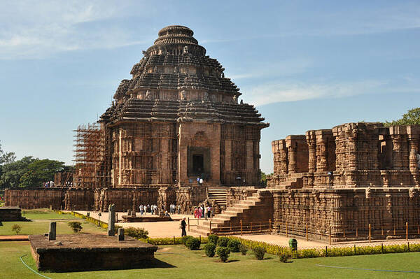 India Poster featuring the photograph Konark Sun Temple by Diane Lent
