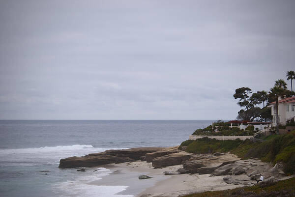 Ocean Poster featuring the photograph LaJolla Shoreline by Kathy Williams-Walkup