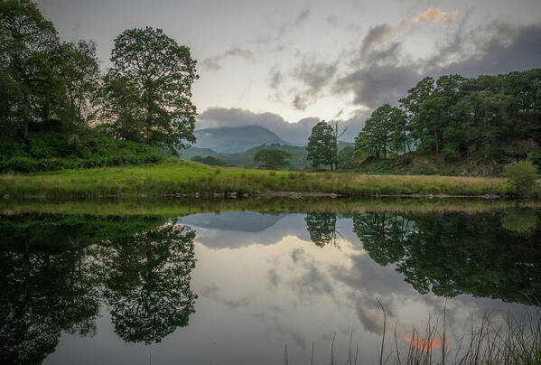Scenics Poster featuring the photograph Lake District Reflections by Terry Roberts Photography