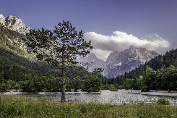 Landscape Poster featuring the photograph Lake Jasna by Robert Krajnc