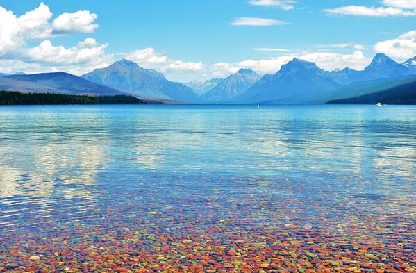 Lake Mcdonald Poster featuring the photograph Lake McDonald by Shannon Lee