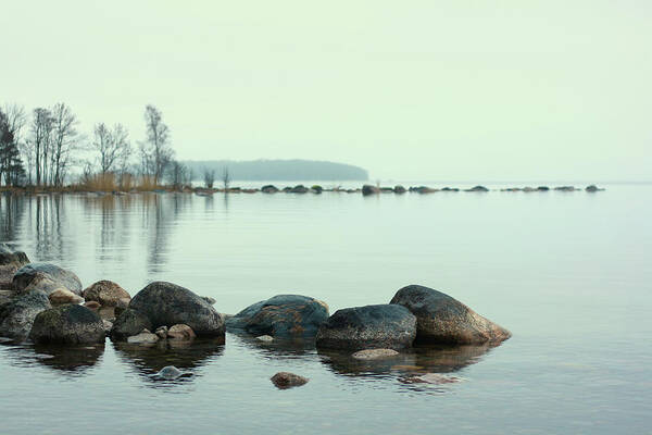 Sweden Poster featuring the photograph Lake Zen by Asimetric