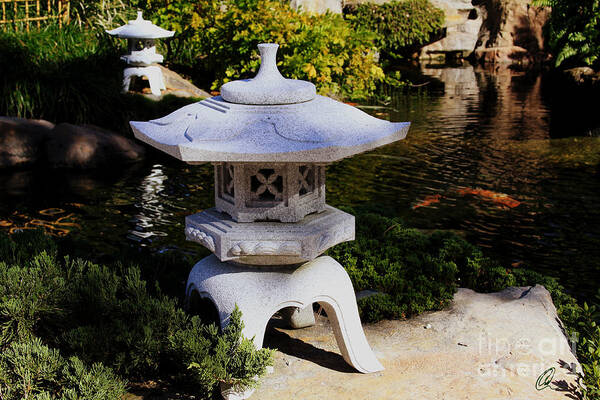 Japan Poster featuring the photograph Lantern by Chris Thomas