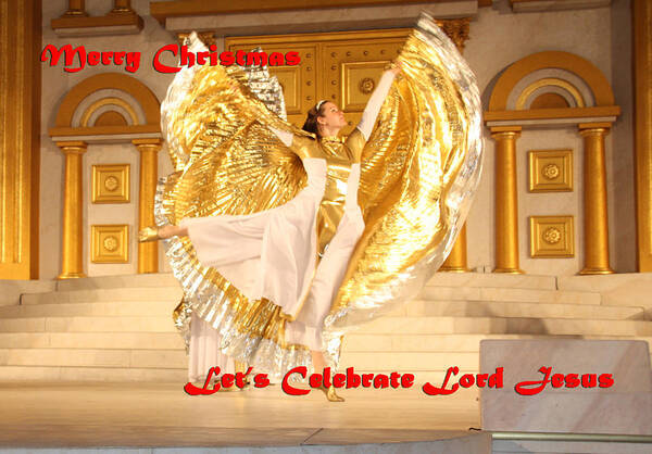 Christmas Poster featuring the photograph Let's Celebrate Lord Jesus4 by Terry Wallace