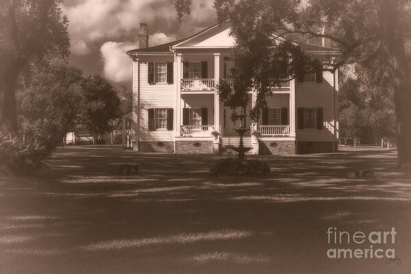 Liendo Plantation Home Poster featuring the photograph Liendo Plantation Home by Imagery by Charly