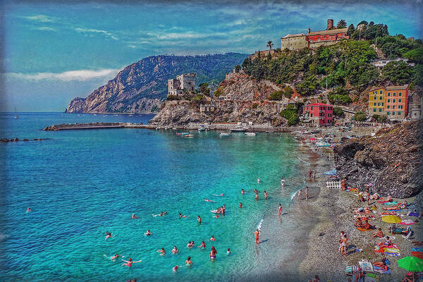 Monterosso Poster featuring the photograph Liguria by Hanny Heim