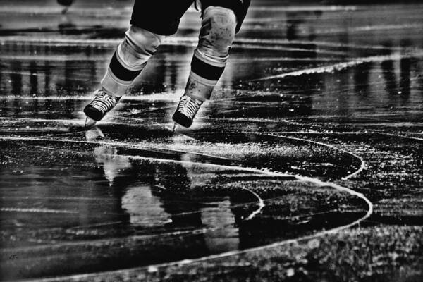 Hockey Poster featuring the photograph Like Glass by Karol Livote