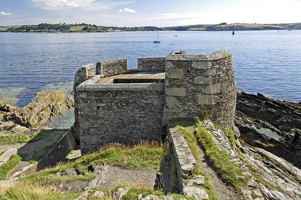 Britain Poster featuring the photograph Little Dennis Blockhouse - Falmouth by Rod Johnson