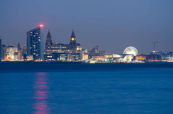 3 Graces Poster featuring the photograph Liverpool Waterfront by Spikey Mouse Photography