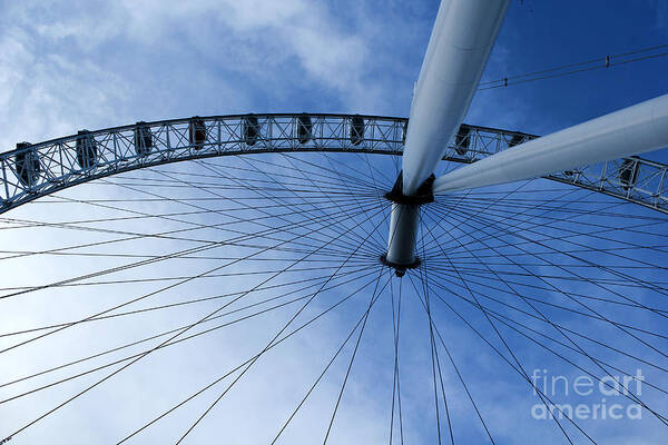 London Poster featuring the photograph London Eye by Melissa Petrey