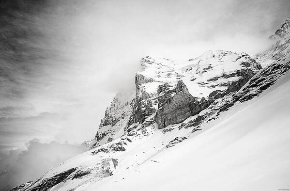 Mountain Poster featuring the photograph Lonely Peak by Ryan Wyckoff