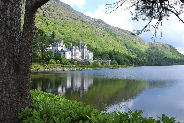 Ireland Poster featuring the photograph Lovely Kylemore Abbey by Norma Brock