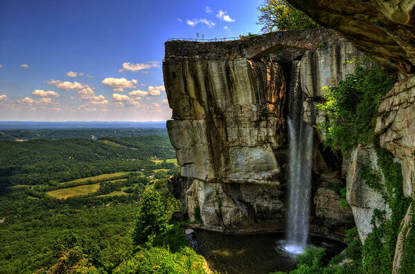 Lover's Leap Poster featuring the photograph Lover's Leap by Greg and Chrystal Mimbs