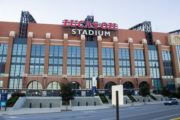 Indianapolis Poster featuring the photograph Lucas Oil Stadium by James Drake