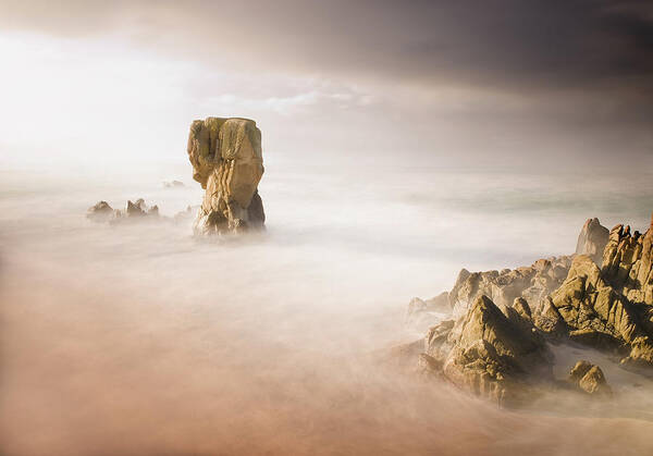 Majestic Poster featuring the photograph Lumeboo Beach Long Exposure by Ramón Espelt Photography