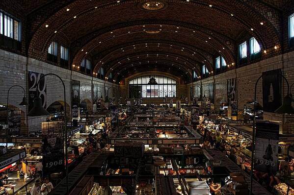 Cleveland Poster featuring the photograph Market by Jenny Hudson