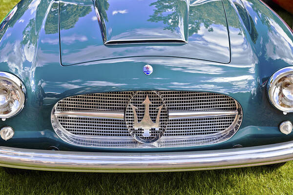 Maserati Poster featuring the photograph Maserati A6G 54 2000 Zagato Spyder 1955 by Maj Seda