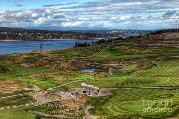 Chambers Creek Poster featuring the photograph May Serenity - Chambers Bay Golf Course by Chris Anderson