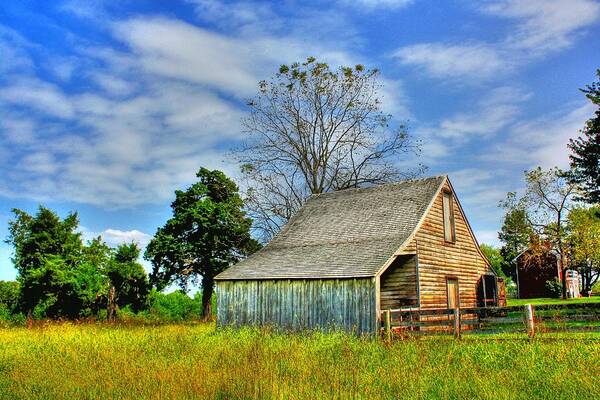 mclean House Poster featuring the photograph McLean House Barn 1 by Dan Stone