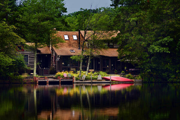 Trees Poster featuring the photograph Medford Lakes I by Richard Macquade