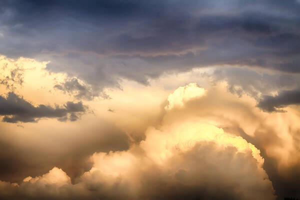 Sunset Poster featuring the photograph Michael Angelo Cloudscape by James BO Insogna