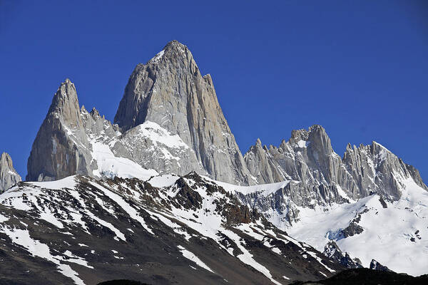 Argentina Poster featuring the photograph Mighty Mount Fitz Roy by Michele Burgess