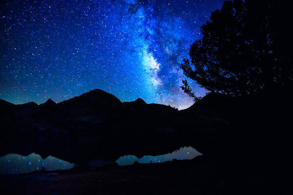 John Muir Trail Poster featuring the photograph Milky Way by Shauna Milton