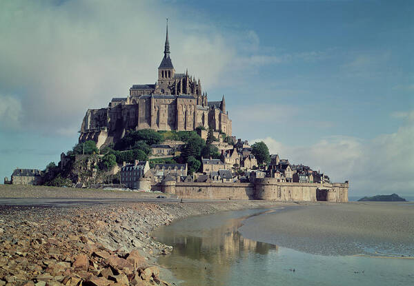 St -michel Poster featuring the photograph Mont Saint-michel Photo by French School