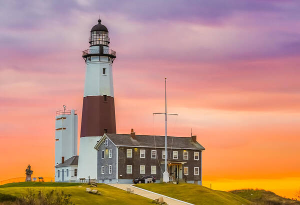 Nautical Poster featuring the photograph Montauk Lighthouse by Sean Mills