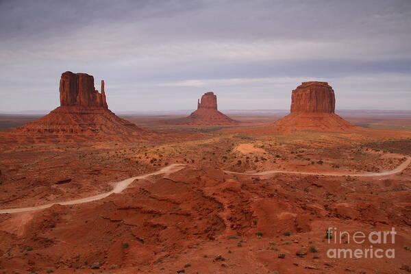 Monument Valley Poster featuring the photograph Monument Valley 3 by Butch Lombardi