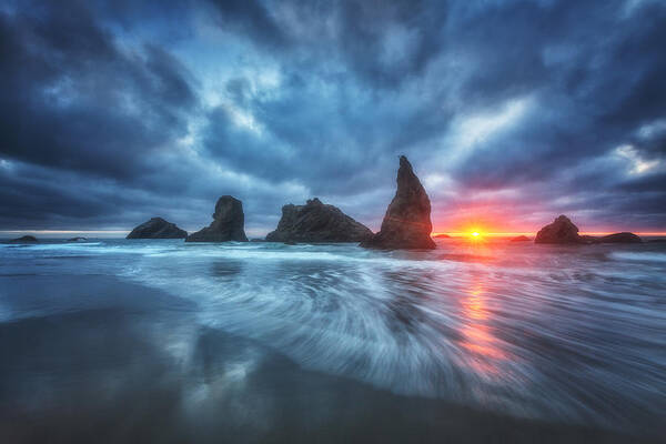 Oregon Poster featuring the photograph Moody Blues of Oregon by Darren White