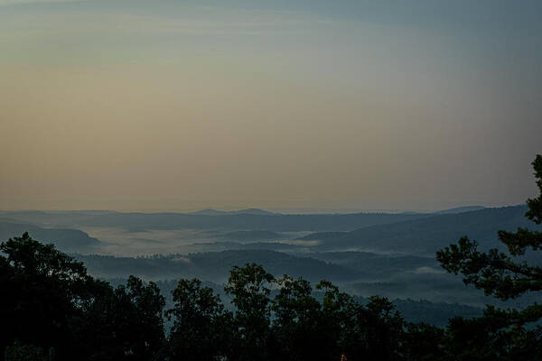  Poster featuring the photograph Morning on Lake Ouachita by David Dedman