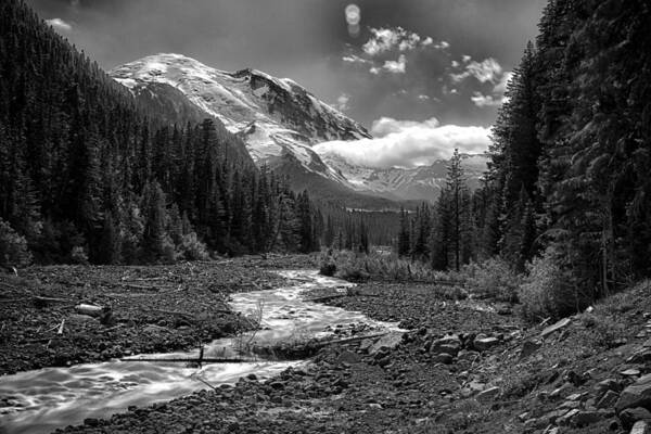 Mountain Poster featuring the photograph Mountain Valley Stream by Chris McKenna