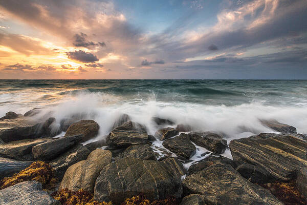 Art Poster featuring the photograph My First Light by Jon Glaser