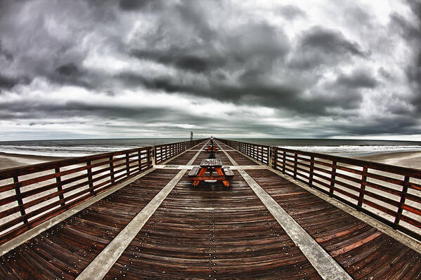 Beautiful Poster featuring the photograph Mysterious Pier by Raul Rodriguez
