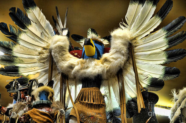 Denny Trading Poster featuring the photograph Native American Heritage by Brenda Kean