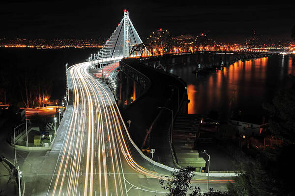 Bay Area Poster featuring the photograph New Bay Bridge by Joel Thai