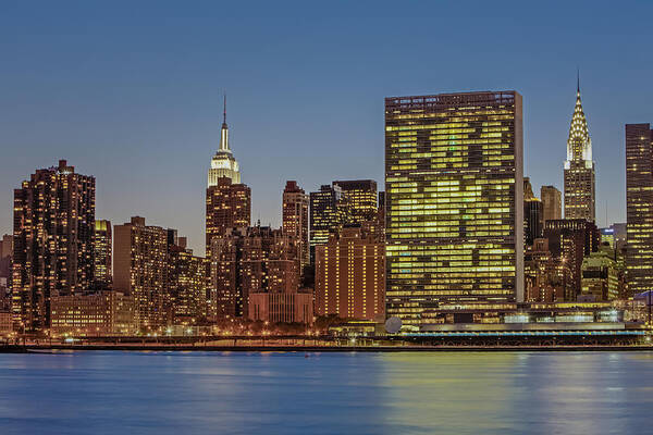 Chrylser Building Poster featuring the photograph New York City Landmarks by Susan Candelario