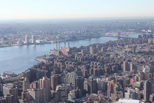 New York Poster featuring the photograph New York View by David Grant